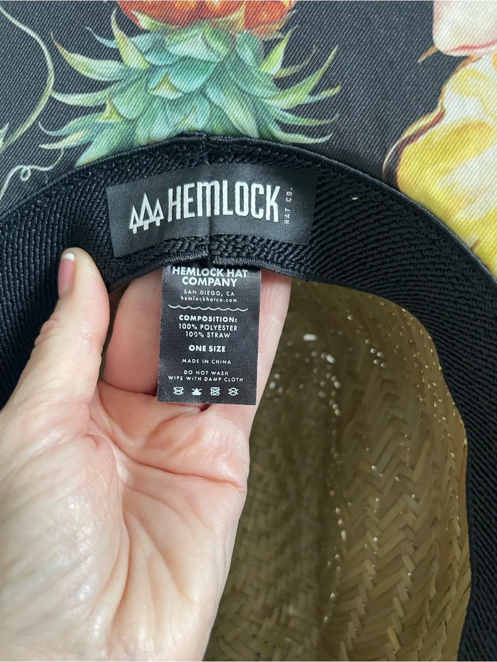 Hemlock Hat Company STRAW LIFEGUARD HAT Beach Pool Sun ONE SIZE Brand New W Tags
